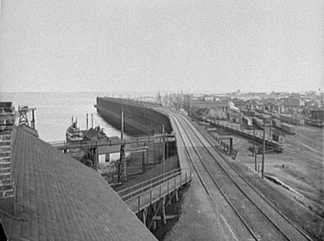 CNW Ore Dock at Escanaba